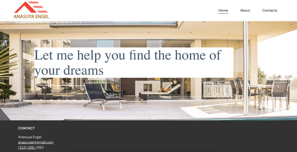 Anasuya Engel's website